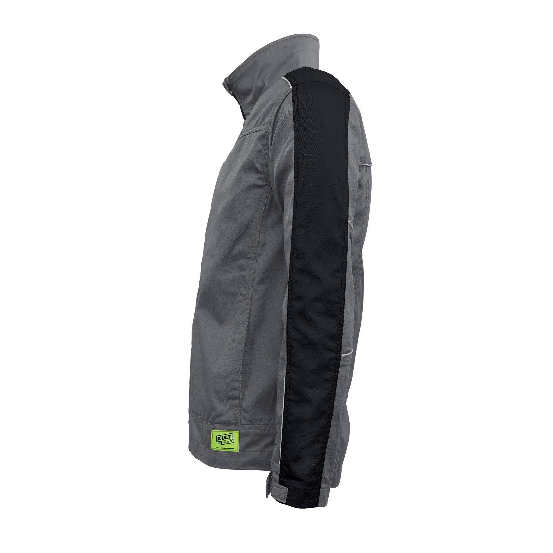 TMG Kult Worker Work jacket light grey - KW-200055_Bundjacke_mittelgrau_seite_1920x1920
